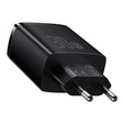 BASEUS  Зарядное устройство 2xUSB + USB Type-C, 30W1- Black