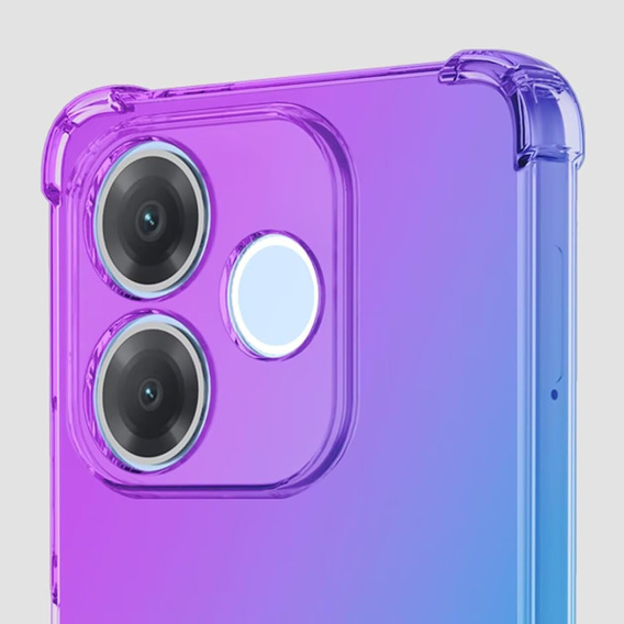 Чехол для Oppo A5 Pro 5G, Gradient Dropproof, Фиолетовый / синий