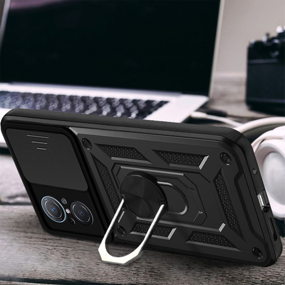 Чехол NOX Camera Slide Huawei Nova 9 SE, CamShield Slide, чёрный