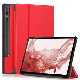 Чехол для Samsung Galaxy Tab S9 Plus, Smartcase с местом для стилуса, красный