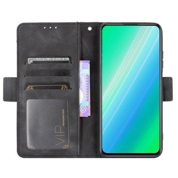 Откидной чехол для Motorola Edge 30 Fusion 5G, Card Slot, чёрный