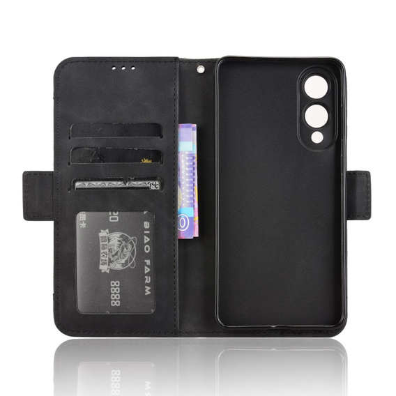 Откидной чехол для Samsung Galaxy S25 Edge, Card Slot, чёрный