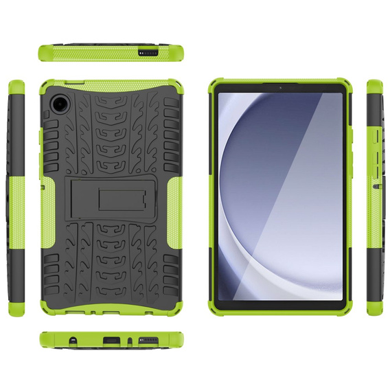 Чехол до Samsung Galaxy Tab A9, Tire Armor, зелёный