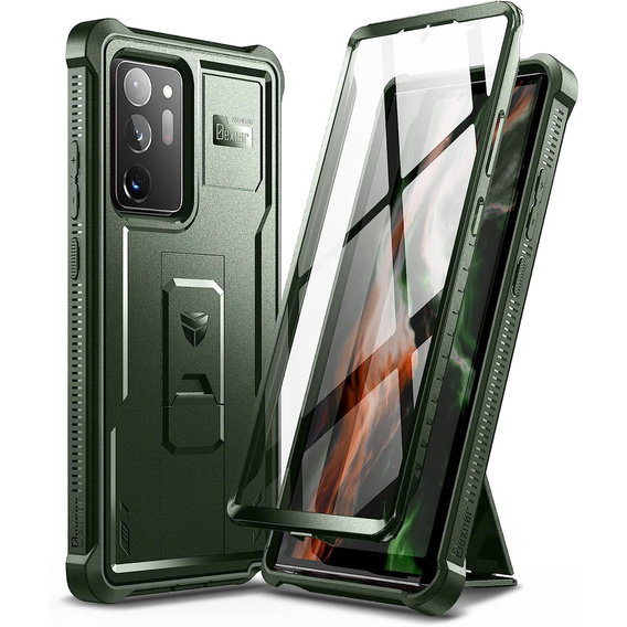 Бронированный чехол для Samsung Galaxy Note 20 Ultra, Dexnor Full Body, зелёный