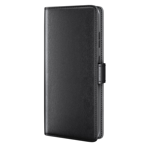 Флип-кейс для Samsung Galaxy A35 5G, Split Leather, чёрный