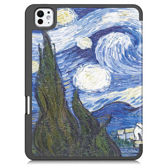 Чехол для iPad Pro 11 2024, Smartcase, oil painting