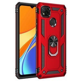 Броньований Чoхол до Xiaomi Redmi 9C, Nox Case Ring, червоний