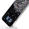 Чехол до Samsung Galaxy S8, Glittery, чёрный