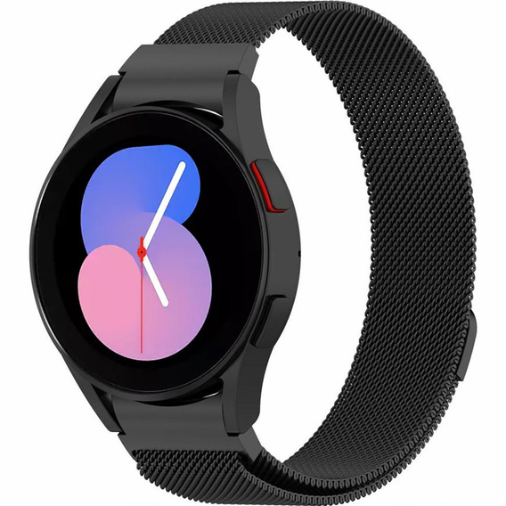 Браслет  Bransoleta Milanese Samsung Galaxy Watch 4 (20mm) - Black