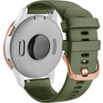 Силиконовый ремешок 20mm, Black/Black Buckle