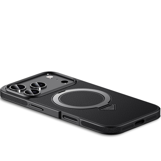 чехол Mujjo Кожаный до iPhone 14 Pro, MagSafe, Black