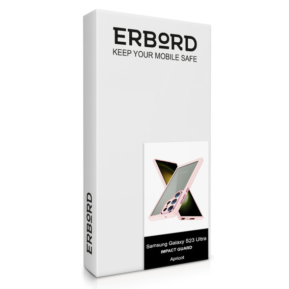 Чехол для Samsung Galaxy S23 Ultra, ERBORD Impact Guard, розовый
