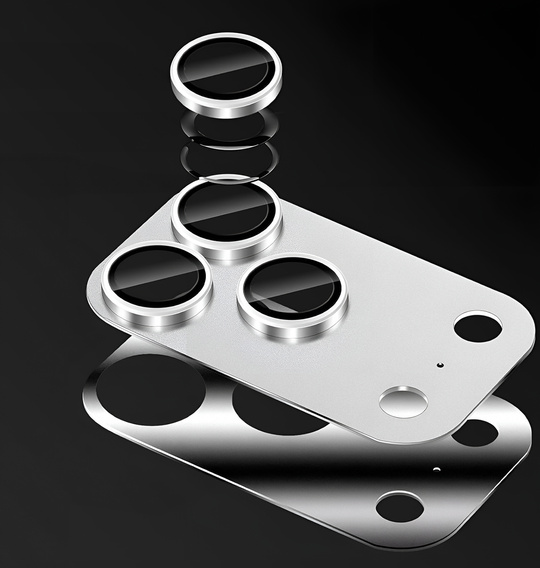 2x Захисне скло ERBORD для острівця камер iPhone 17 Pro