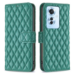 Откидной чехол для Oppo Reno 11F 5G, Wallet, BINFEN COLOR, зелёный