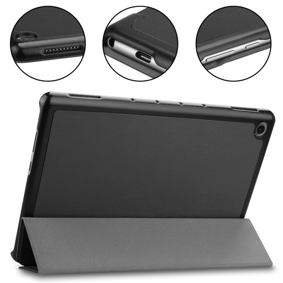 Чехол для Huawei MediaPad M5 Lite 10, Tri-fold case, Black