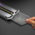 2x Скло захисне загартоване для iPhone 15, ERBORD Easy App Full Screen Protector