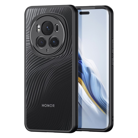 Чехол DuxDucis для Honor Magic 6 Pro 5G, Aimo case, прозрачный / черный