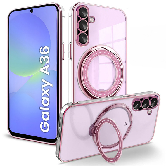 Магнітний чохол для Samsung Galaxy A36 5G, для MagSafe, рожевий