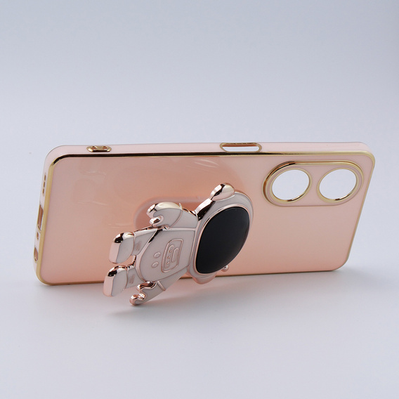 Чехол до Oppo A98 5G, Astronaut, розовый