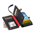 Откидной чехол для Xiaomi Redmi 14C / Xiaomi Poco C75, Wallet Zipper Pocket, чёрный