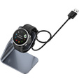 Алюминиевая USB док-станция для Garmin Fenix 7/7S/7X/6/6X/6S, серый