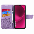 Чохол-книжка для T Phone 3 5G, Butterfly, фіолетовий