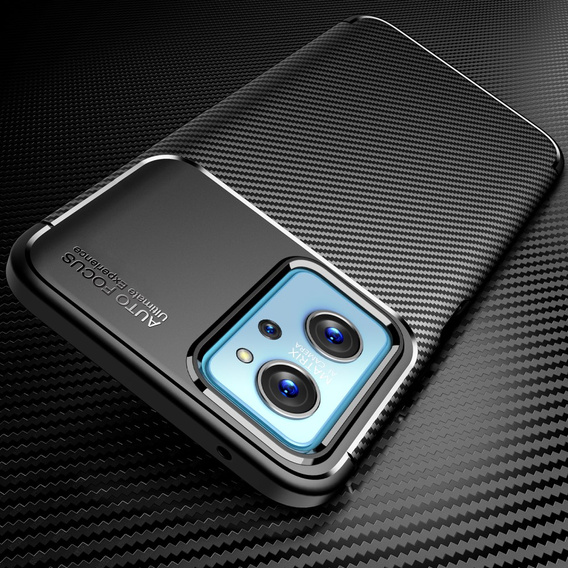 Чoхол до Realme 9i / Oppo A96 / Oppo A36, Carbon Gel, чорний