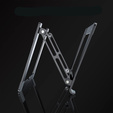Алюминиевая подставка для ноутбука, ERBORD ProDesk Stand, серый