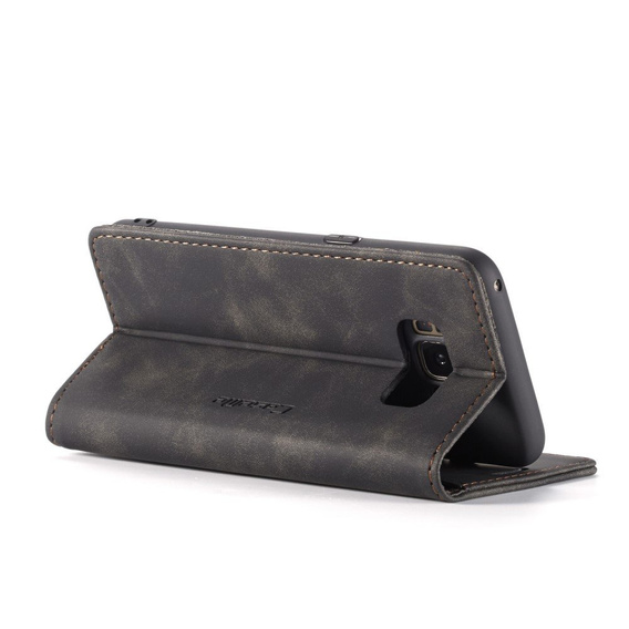 Чехол CASEME для Samsung Galaxy S8, Leather Wallet Case, чёрный