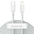 BASEUS Wisdom Kaбель TYPE-C 150CM/5A (2 sztuki) - White
