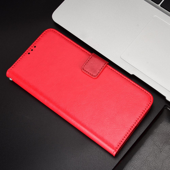 Футляр з клапаном для Huawei Nova 11i, Crazy Horse Wallet, червоний