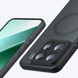 Чохол для Xiaomi 15, для MagSafe, ERBORD Matt Case, чорний + захисне скло
