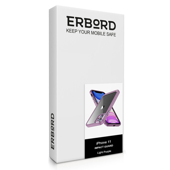 Чохол для iPhone 11, ERBORD Impact Guard, фіолетовий