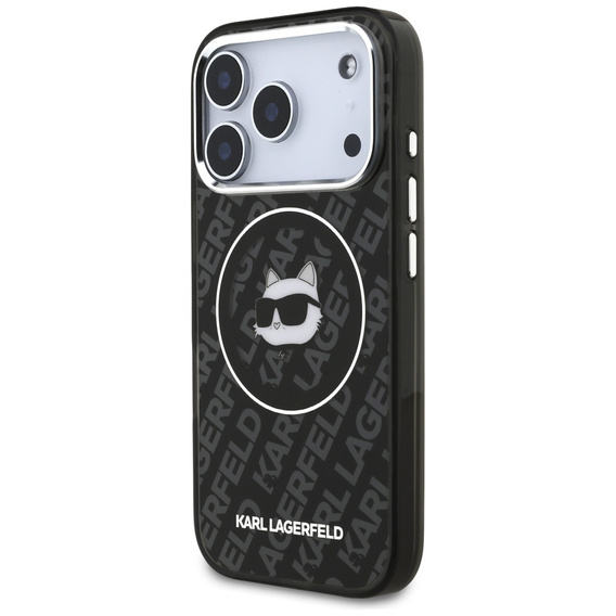 Чехол Karl Lagerfeld IML Choupette Head Logo MagSafe для iPhone 17 Pro Max