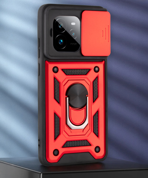 Чехол NOX Camera Slide Realme GT 7 Pro, CamShield Slide, красный