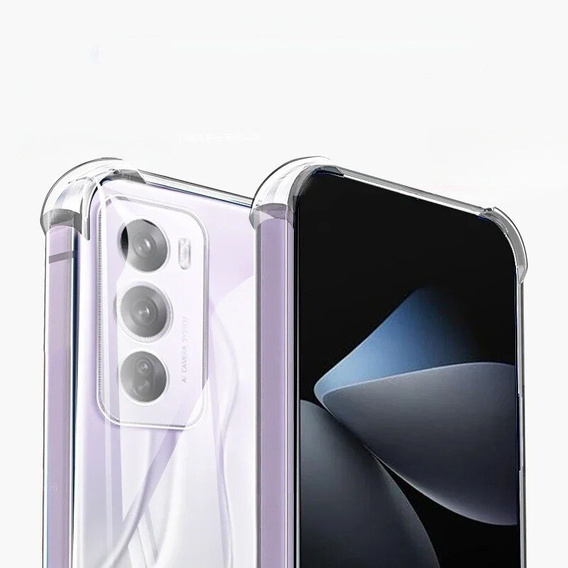 Чехол до Oppo Reno 12, Dropproof, прозрачный