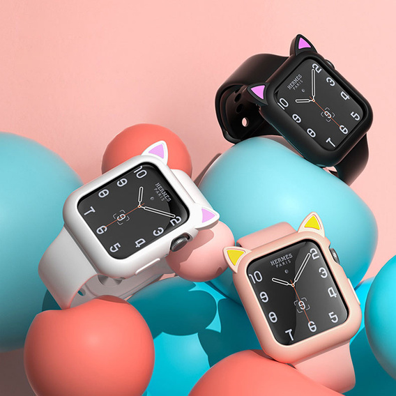 Силиконовый чехол CAT EARS для Huawei Watch Fit 2, Beige