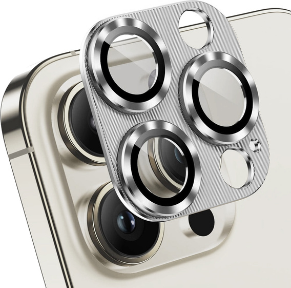 2x закаленное стекло ERBORD для камеры iPhone 15 Pro 