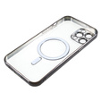Чехол для iPhone 12 Pro, Electro MagSafe, чёрный + стекло для экрана