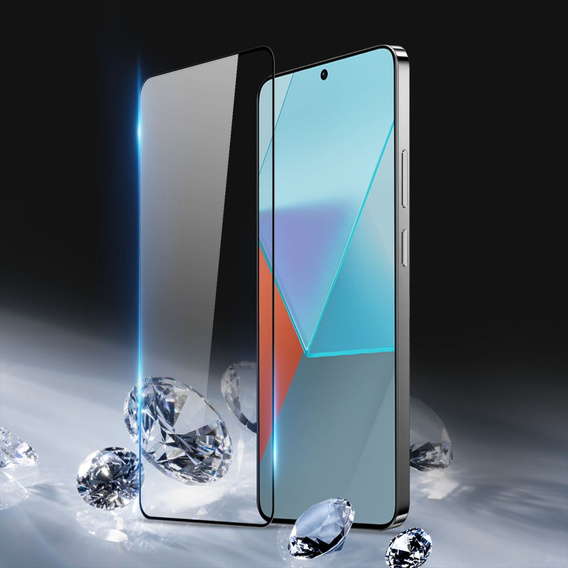 Загартоване скло для Xiaomi Redmi Note 13 5G, Dux Ducis на весь екран, чорна рамка