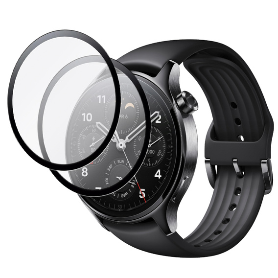 2x Гибридное стекло ERBORD для Xiaomi Watch S1 Pro