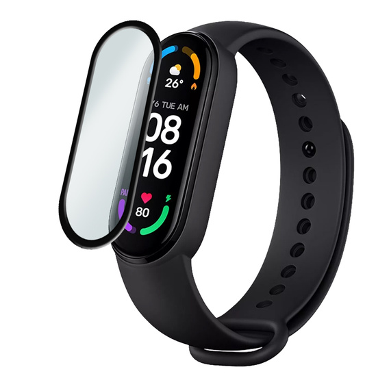 2x Гибридное стекло ERBORD для Xiaomi Mi Band 6