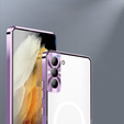 Защитный чехол для камеры Samsung Galaxy S21 FE 5G, CamShield MagSafe, прозрачный / фиолетовый