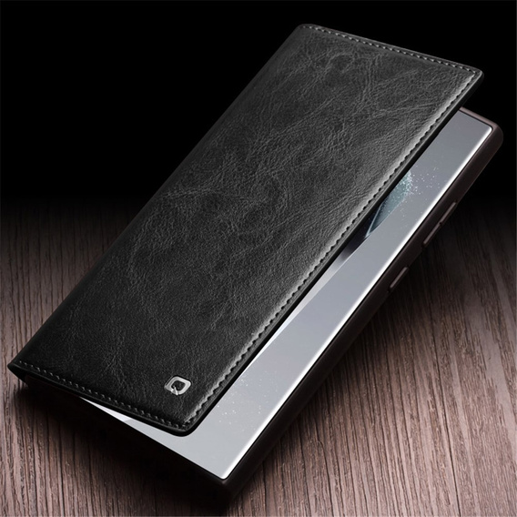 QIALINO кожаный чехол-кошелек с клапаном для Samsung Galaxy S24 Ultra