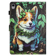 Чехол для iPad 10.9" 2022 (10 gen.), с откидной крышкой, corgi dog