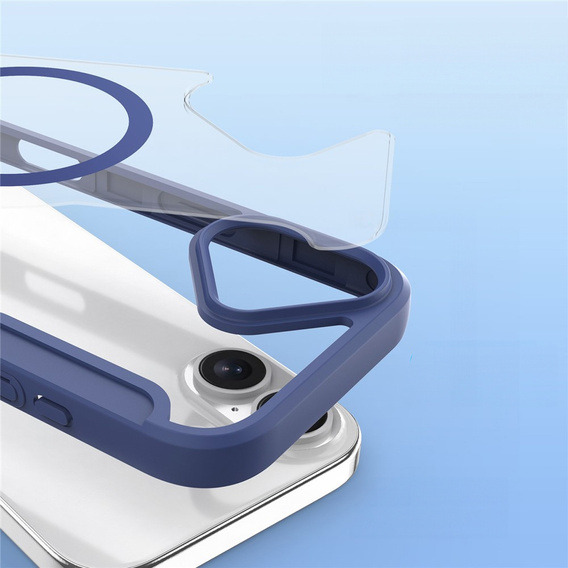 Чохол Dux Ducis для iPhone 17, Skin X Pro, з клапаном, для MagSafe, темно-синій
