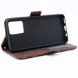 Футляр з клапаном для Motorola Moto G54 5G, Card Slot, коричневий