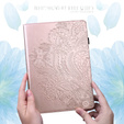 чехол-крышка для Xiaomi Redmi Pad SE 11", flower, розовый