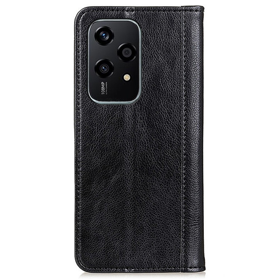 Чохол-фліп для Honor 200 Lite, Split Leather, чорний