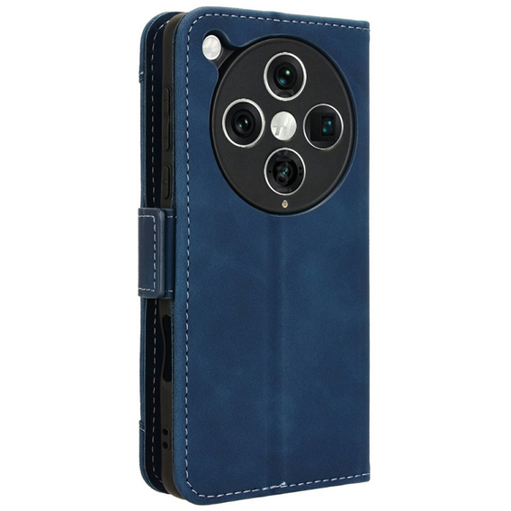 Откидной чехол для Oppo Find X8 Pro, Card Slot, темно-синий
